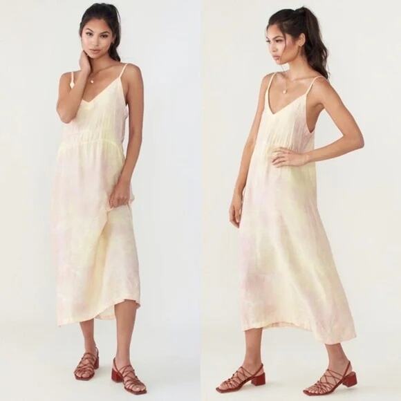 Kiwi + Punch Tie Dye Spagetti Strap Maxi Dress Size M Medium NWT - Picture 8 of 8